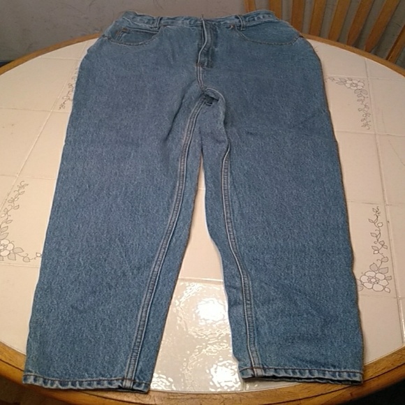 Size 13/14 blue jeans by Great Land Trading  55 - Picture 1 of 2